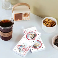 Personalizuotas "Kalėdinis dizainas 13“ šokoladas su jūsų nuotrauka TeeInBlue