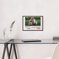 Personalizuotas "YouTube" dizaino įrėmintas plakatas su jūsų nuotrauka ir tekstu  Poster -  dovanokis.lt