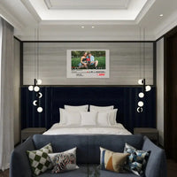 Personalizuotas "YouTube" dizaino kūrinys ant drobės su jūsų nuotrauka ir tekstais  Drobe -  dovanokis.lt