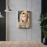 Personalizuotas "TikTok" dizaino kūrinys ant drobės su jūsų nuotrauka ir tekstais  Drobe -  dovanokis.lt