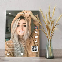 Personalizuotas "TikTok" dizaino kūrinys ant drobės su jūsų nuotrauka ir tekstais  Drobe -  dovanokis.lt