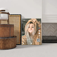 Personalizuotas "TikTok" dizaino kūrinys ant drobės su jūsų nuotrauka ir tekstais  Drobe -  dovanokis.lt