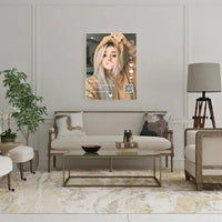 Personalizuotas "TikTok" dizaino kūrinys ant drobės su jūsų nuotrauka ir tekstais  Drobe -  dovanokis.lt