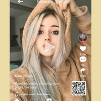 Personalizuotas "TikTok" dizaino kūrinys ant drobės su jūsų nuotrauka ir tekstais  Drobe -  dovanokis.lt