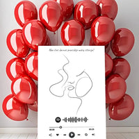 Personalizuotas Spotify muzikos grotuvas ant drobės su iliustracija, jūsų nuotrauka, daina ir spotify kodu  Drobe -  dovanokis.lt