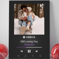 Personalizuotas Spotify muzikos grotuvas ant drobės su jūsų nuotrauka, daina ir spotify kodu  Drobe -  dovanokis.lt