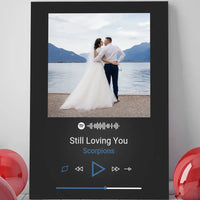 Personalizuotas Spotify muzikos grotuvas ant drobės su jūsų nuotrauka, daina ir spotify kodu  Drobe -  dovanokis.lt