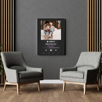 Personalizuotas Spotify muzikos grotuvas ant drobės su jūsų nuotrauka, daina ir spotify kodu  Drobe -  dovanokis.lt