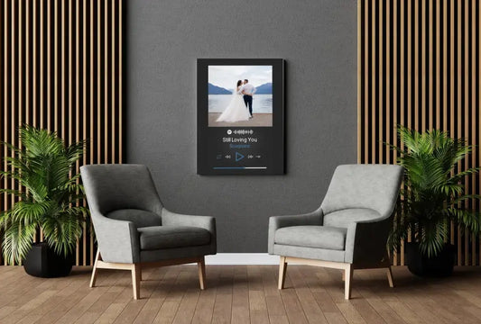 Personalizuotas Spotify muzikos grotuvas ant drobės su jūsų nuotrauka, daina ir spotify kodu  Drobe -  dovanokis.lt