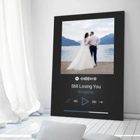 Personalizuotas Spotify muzikos grotuvas ant drobės su jūsų nuotrauka, daina ir spotify kodu  Drobe -  dovanokis.lt