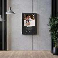 Personalizuotas Spotify muzikos grotuvas ant drobės su jūsų nuotrauka, daina ir spotify kodu  Drobe -  dovanokis.lt