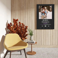 Personalizuotas Spotify muzikos grotuvas ant drobės su jūsų nuotrauka, daina ir spotify kodu  Drobe -  dovanokis.lt