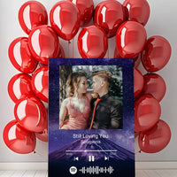 Personalizuotas Spotify muzikos grotuvas ant drobės su jūsų nuotrauka, daina ir spotify kodu  Drobe -  dovanokis.lt