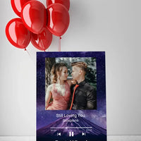 Personalizuotas Spotify muzikos grotuvas ant drobės su jūsų nuotrauka, daina ir spotify kodu  Drobe -  dovanokis.lt