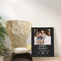 Personalizuotas Spotify muzikos grotuvas ant drobės su jūsų nuotrauka, daina ir spotify kodu  Drobe -  dovanokis.lt