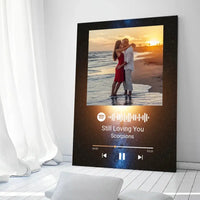 Personalizuotas Spotify muzikos grotuvas ant drobės su jūsų nuotrauka, daina ir spotify kodu  Drobe -  dovanokis.lt