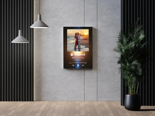 Personalizuotas Spotify muzikos grotuvas ant drobės su jūsų nuotrauka, daina ir spotify kodu  Drobe -  dovanokis.lt