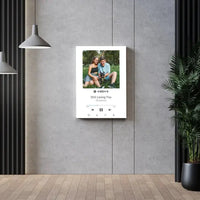 Personalizuotas Spotify muzikos grotuvas ant drobės su jūsų nuotrauka, daina ir spotify kodu  Drobe -  dovanokis.lt