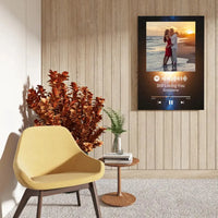 Personalizuotas Spotify muzikos grotuvas ant drobės su jūsų nuotrauka, daina ir spotify kodu  Drobe -  dovanokis.lt