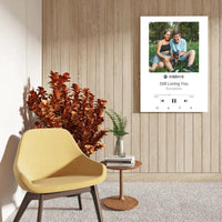 Personalizuotas Spotify muzikos grotuvas ant drobės su jūsų nuotrauka, daina ir spotify kodu  Drobe -  dovanokis.lt