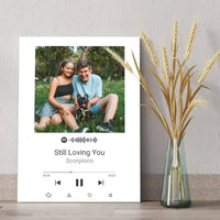 Personalizuotas Spotify muzikos grotuvas ant drobės su jūsų nuotrauka, daina ir spotify kodu  Drobe -  dovanokis.lt