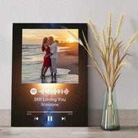 Personalizuotas Spotify muzikos grotuvas ant drobės su jūsų nuotrauka, daina ir spotify kodu  Drobe -  dovanokis.lt