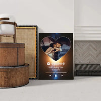 Personalizuotas Spotify muzikos grotuvas ant drobės su jūsų nuotrauka, daina ir spotify kodu  Drobe -  dovanokis.lt