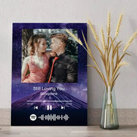 Personalizuotas Spotify muzikos grotuvas ant drobės su jūsų nuotrauka, daina ir spotify kodu  Drobe -  dovanokis.lt