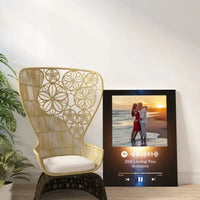 Personalizuotas Spotify muzikos grotuvas ant drobės su jūsų nuotrauka, daina ir spotify kodu  Drobe -  dovanokis.lt