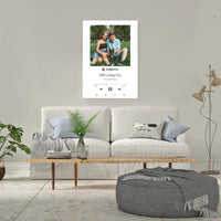 Personalizuotas Spotify muzikos grotuvas ant drobės su jūsų nuotrauka, daina ir spotify kodu  Drobe -  dovanokis.lt