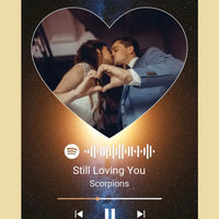 Personalizuotas Spotify muzikos grotuvas ant drobės su jūsų nuotrauka, daina ir spotify kodu  Drobe -  dovanokis.lt