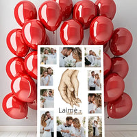 Personalizuotas Šeimos / Vestuvių spaudinys ant drobės su jūsų nuotraukomis  Drobe -  dovanokis.lt