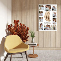 Personalizuotas Šeimos / Vestuvių spaudinys ant drobės su jūsų nuotraukomis  Drobe -  dovanokis.lt