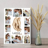 Personalizuotas Šeimos / Vestuvių spaudinys ant drobės su jūsų nuotraukomis  Drobe -  dovanokis.lt