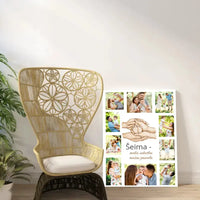 Personalizuota Šeimos spaudinys ant drobės su jūsų nuotraukomis  Drobe -  dovanokis.lt