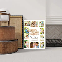 Personalizuota Šeimos spaudinys ant drobės su jūsų nuotraukomis  Drobe -  dovanokis.lt