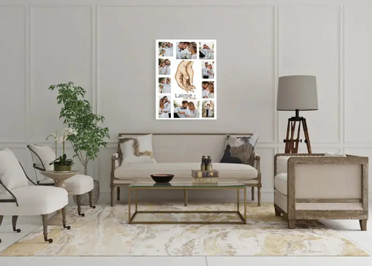 Personalizuotas Šeimos / Vestuvių spaudinys ant drobės su jūsų nuotraukomis  Drobe -  dovanokis.lt