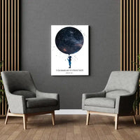 Personalizuotas vaikiškas žvaigždžių žemėlapis berniukui ant drobės  Drobe -  dovanokis.lt