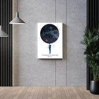 Personalizuotas vaikiškas žvaigždžių žemėlapis berniukui ant drobės  Drobe -  dovanokis.lt