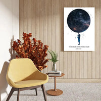 Personalizuotas vaikiškas žvaigždžių žemėlapis berniukui ant drobės  Drobe -  dovanokis.lt