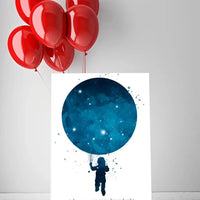 Personalizuotas vaikiškas žvaigždžių žemėlapis berniukui ant drobės  Drobe -  dovanokis.lt