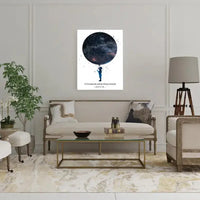 Personalizuotas vaikiškas žvaigždžių žemėlapis berniukui ant drobės  Drobe -  dovanokis.lt