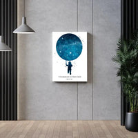 Personalizuotas vaikiškas žvaigždžių žemėlapis berniukui ant drobės  Drobe -  dovanokis.lt