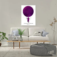 Personalizuotas vaikiškas žvaigždžių žemėlapis ant drobės  Drobe -  dovanokis.lt