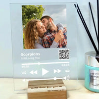 Personalizuotas "So Player" stiklinis posteris su jūsų nuotrauka TeeInBlue