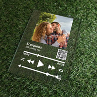 Personalizuotas "So Player" stiklinis posteris su jūsų nuotrauka TeeInBlue