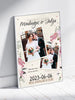 Personalizuotas vestuvinis plakatas, viena meilės istorija