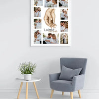 Personalizuotas Šeimos / Vestuvių plakatas su jūsų nuotraukomis, plakatas su rėmeliu  Poster -  dovanokis.lt