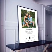 Personalizuotas Spotify muzikos grotuvo plakatas su jūsų nuotrauka, daina ir spotify kodu  Poster -  dovanokis.lt