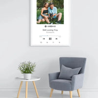 Personalizuotas Spotify muzikos grotuvo plakatas su jūsų nuotrauka, daina ir spotify kodu  Poster -  dovanokis.lt